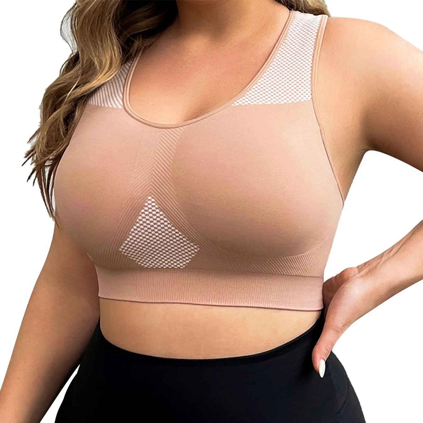 Jaqueline Contrast Yoga Bra